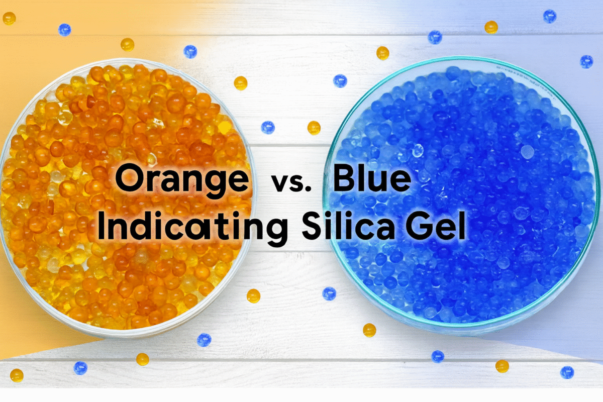 Orange vs. Blue Indicating Silica Gel