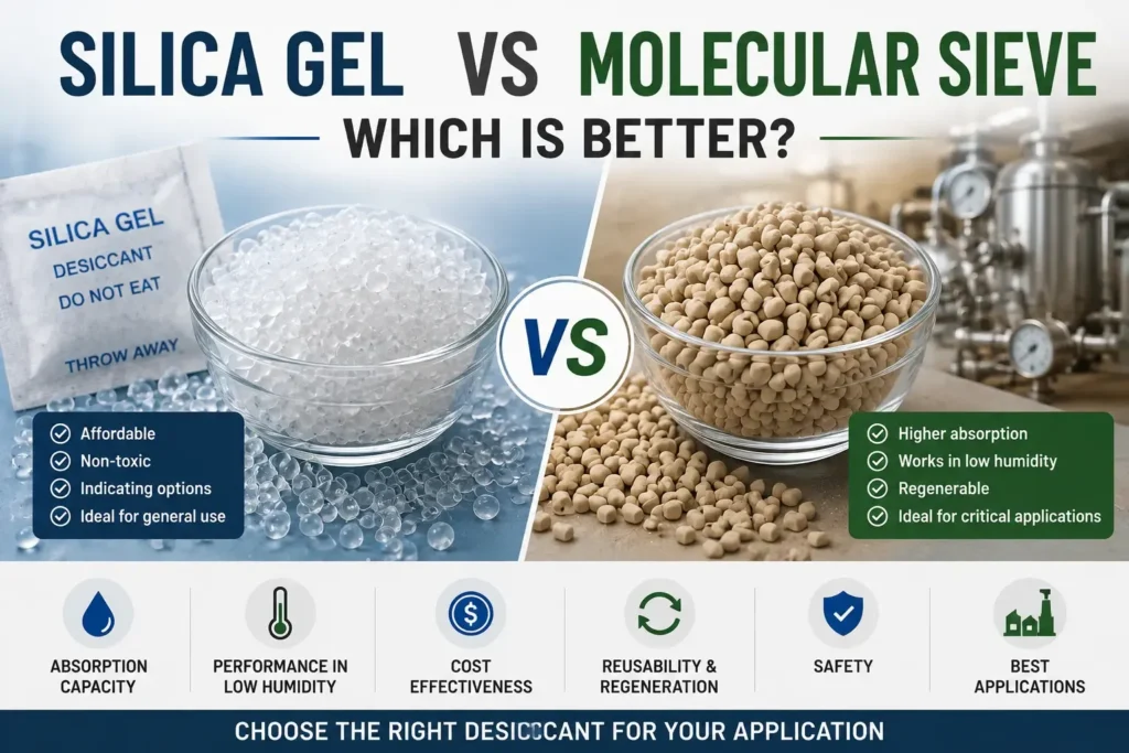 Silica Gel vs Molecular Sieve: Which Is Better?
